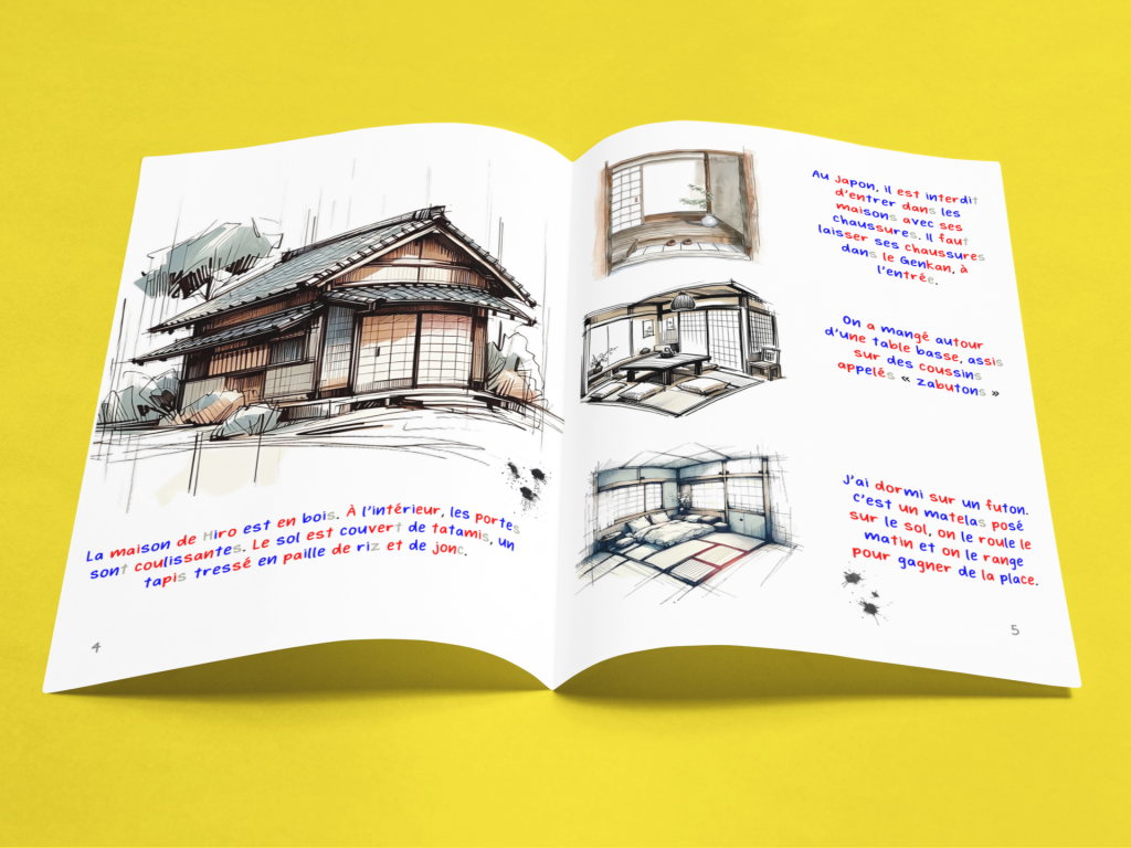 Axel au Japon, bonus du livre pour dyslexie