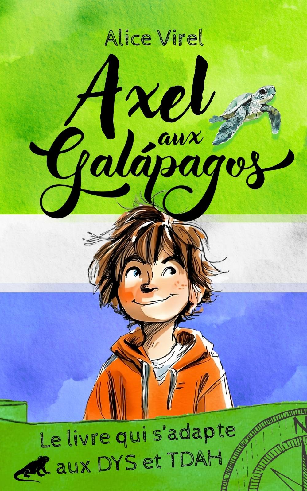 couverture Axel aux Galapagos